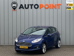 Ford Fiesta - 1.0 Titanium TREKHAAK|STOELVRM|PARK.ASSIST|CRUISE.|ELEK.SPIEGELS|LEER|NAVI|MULTIMEDIA|17''