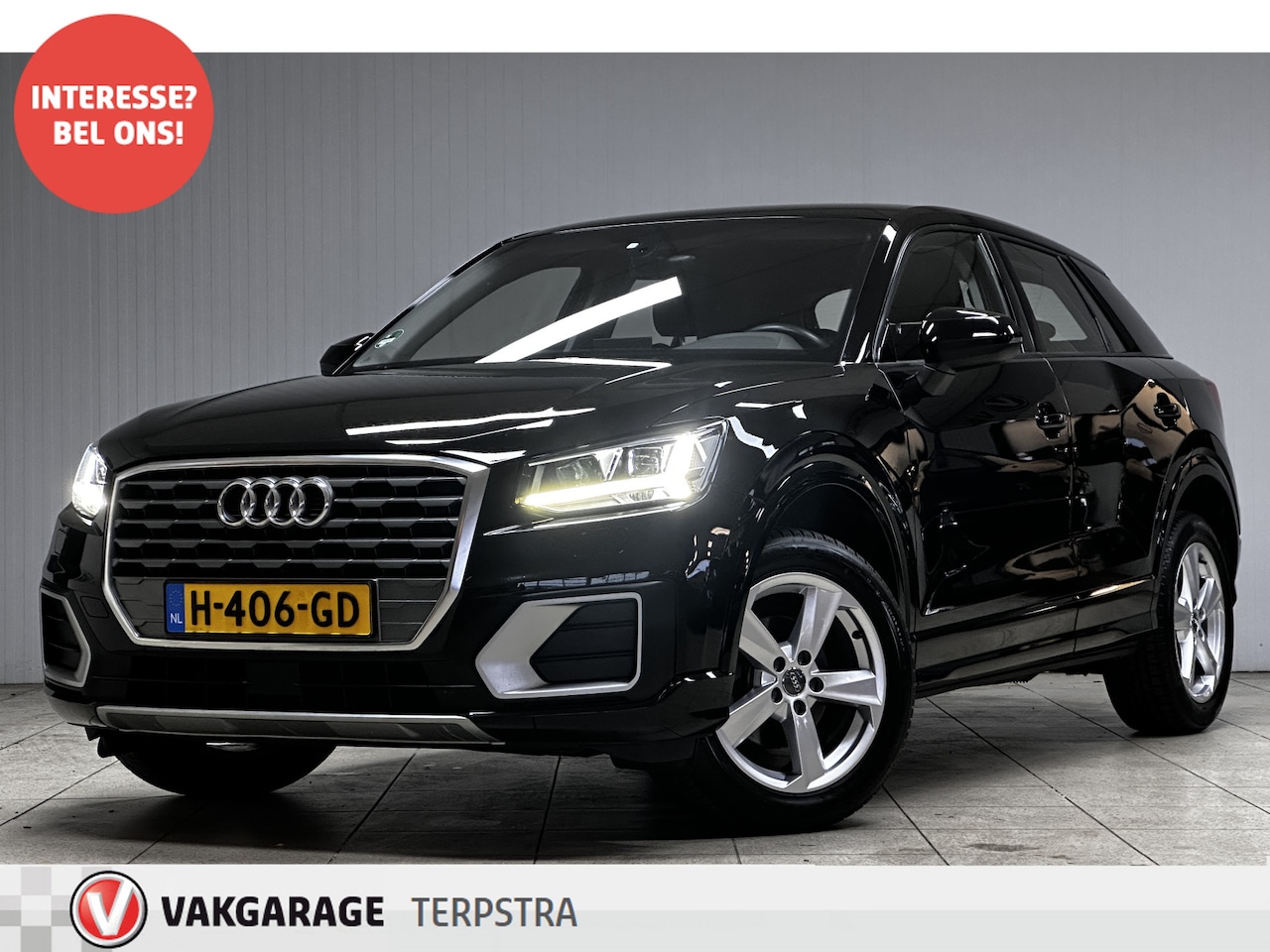 Audi Q2 - 30 TFSI epic/ LED Koplampen!/ Trekhaak/ LED Dagrijverl./ 17''LMV/ Clima/ Navi/ Cruise/ Blu - AutoWereld.nl