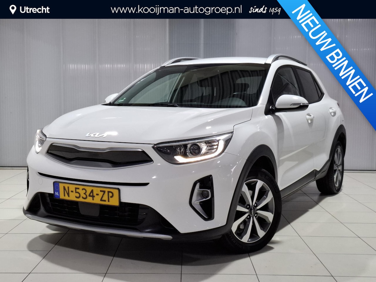 Kia Stonic - 1.0 T-GDi MHEV DynamicPlusLine Navigatie Apple Carplay/Android Auto, achteruitrij camera, - AutoWereld.nl
