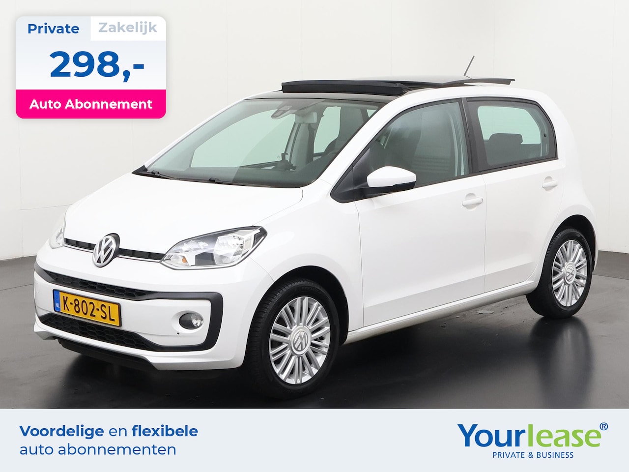Volkswagen Up! - 1.0 BMT Automaat | All-in 298,- Private Lease | Direct uit voorraad - AutoWereld.nl