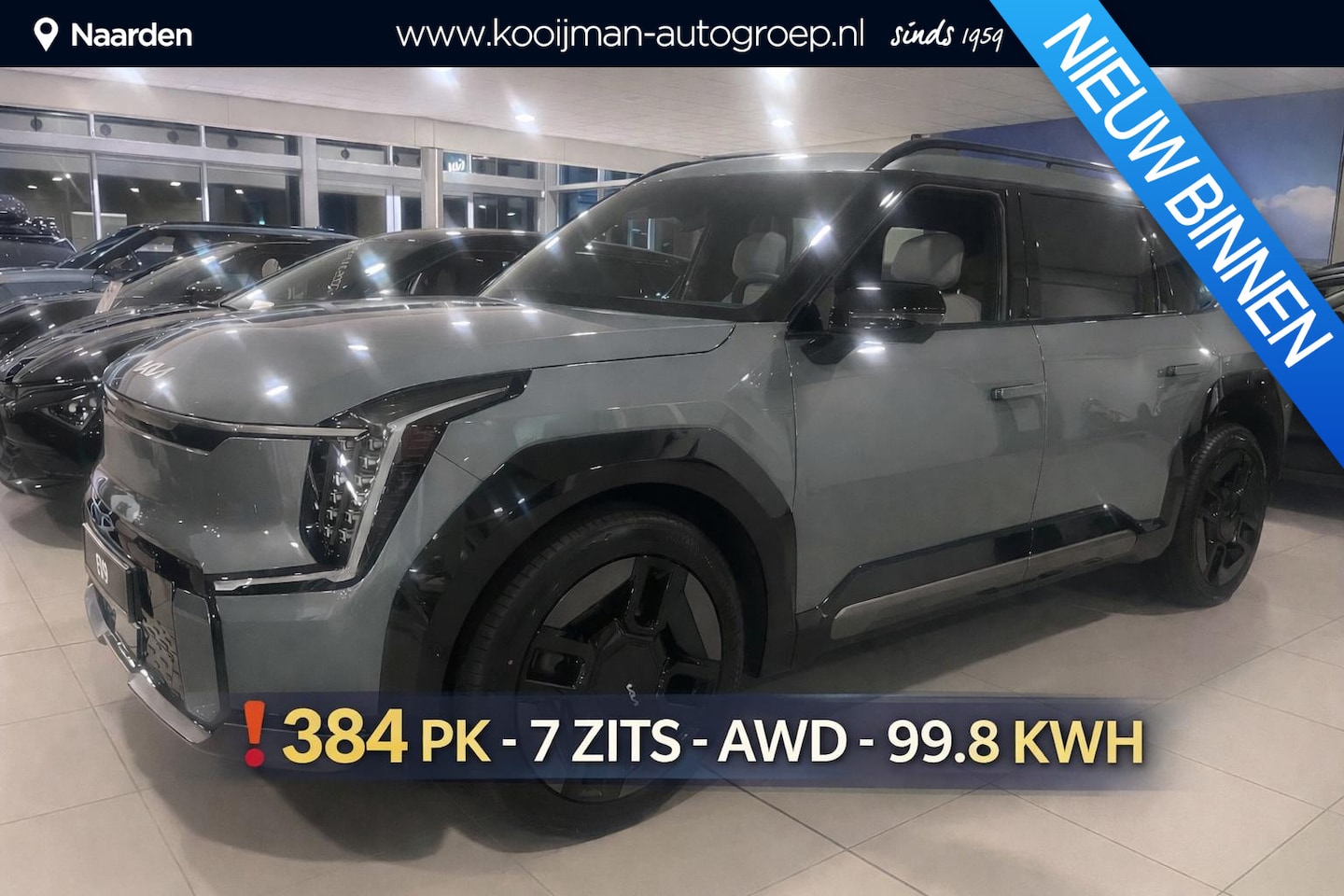Kia EV9 - GT-Line AWD 99.8 kWh TIJDELIJK INRUIL VOORDEEL| VOORRAAD AUTO - AutoWereld.nl