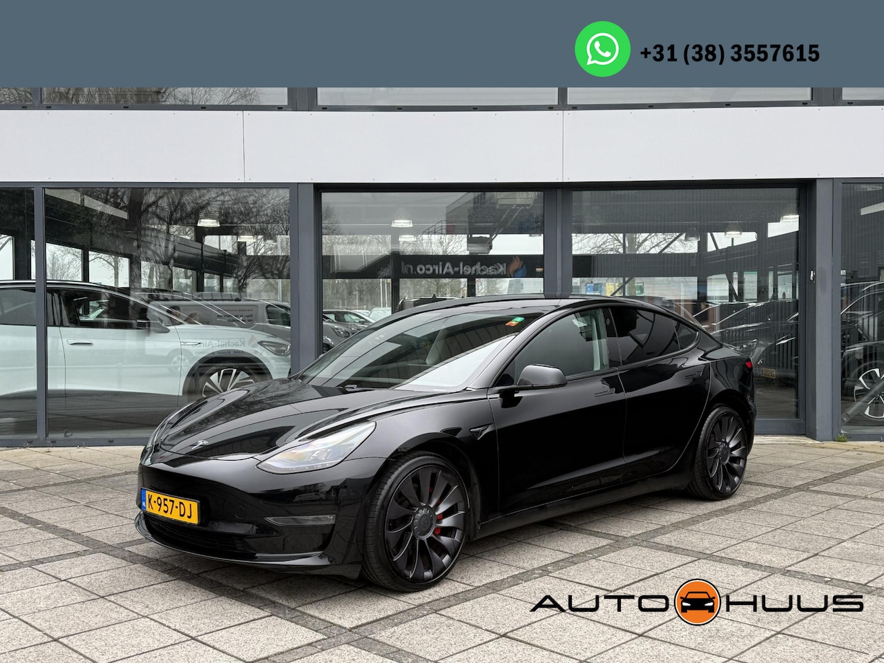 Tesla Model 3 - Aut. Performance AWD | Panorama | Navi | Leder | Camera - AutoWereld.nl