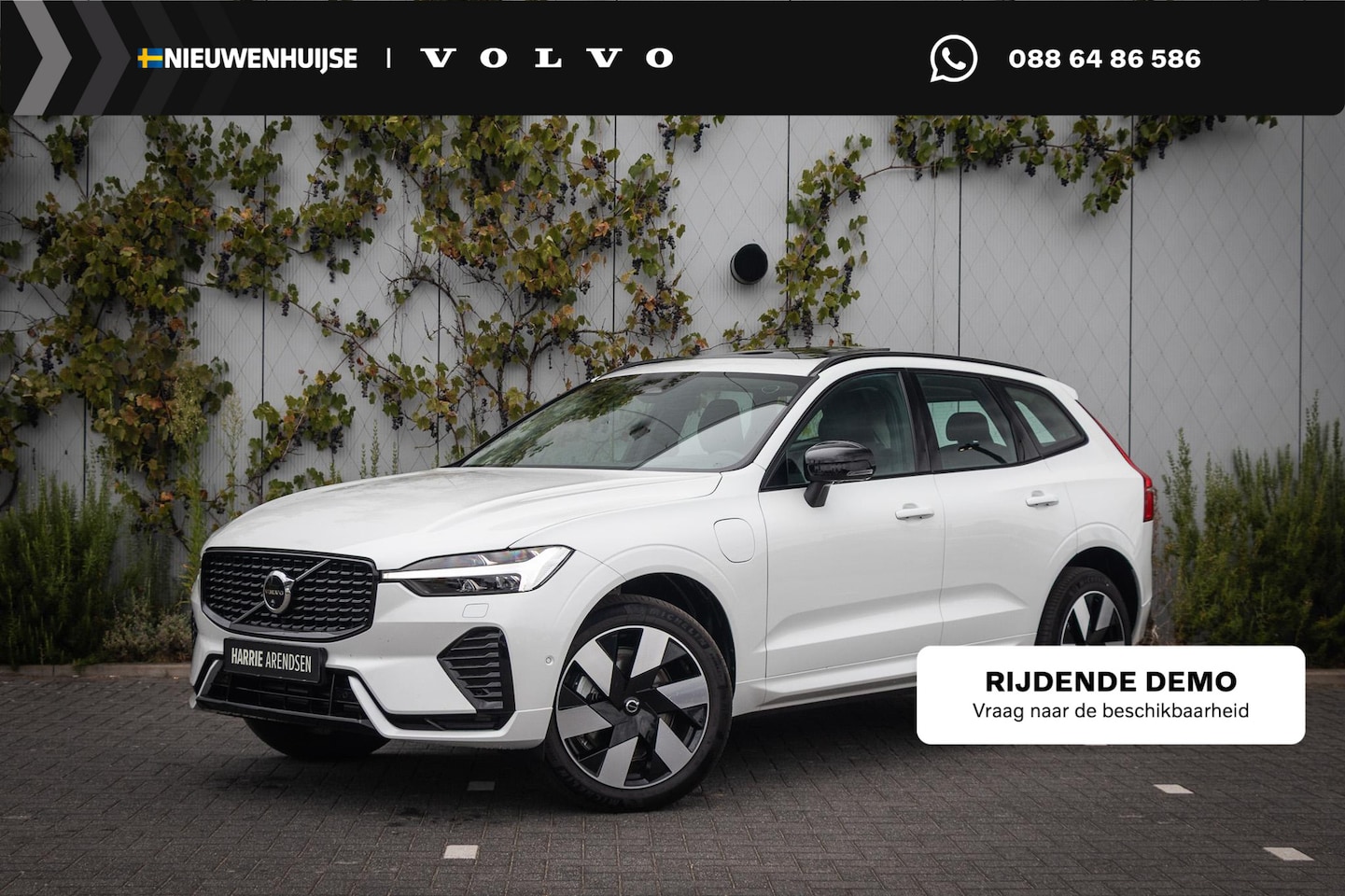 Volvo XC60 - 2.0 T6 Plug-in hybrid AWD Ultra Dark | Adaptieve Cruise Control | BLIS Dodehoek Detectie | - AutoWereld.nl