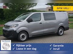 Citroën Jumpy - 2.0D 180PK EAT8 Aut L3H1 Dubbel Cabine BPM VRIJ Apple CP / Android A, Camera, Airco, 17" L