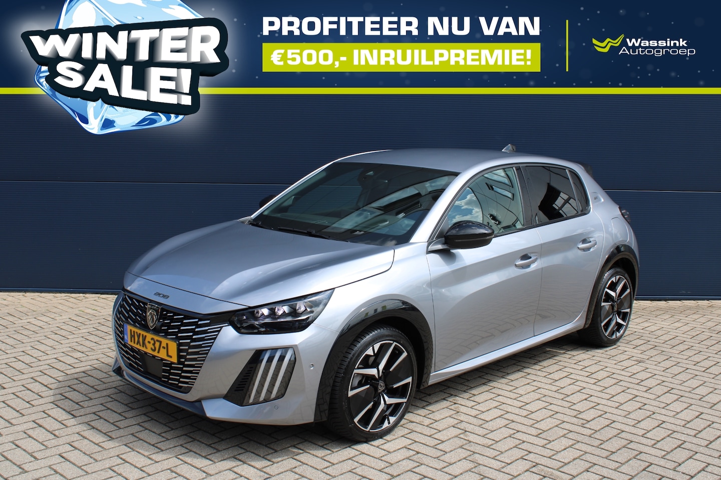 Peugeot 208 - 1.2 Hybrid 145 e-DCS6 GT | WINTERSALE | Navigatie | Climate Control | Dodehoek Sensoren | - AutoWereld.nl