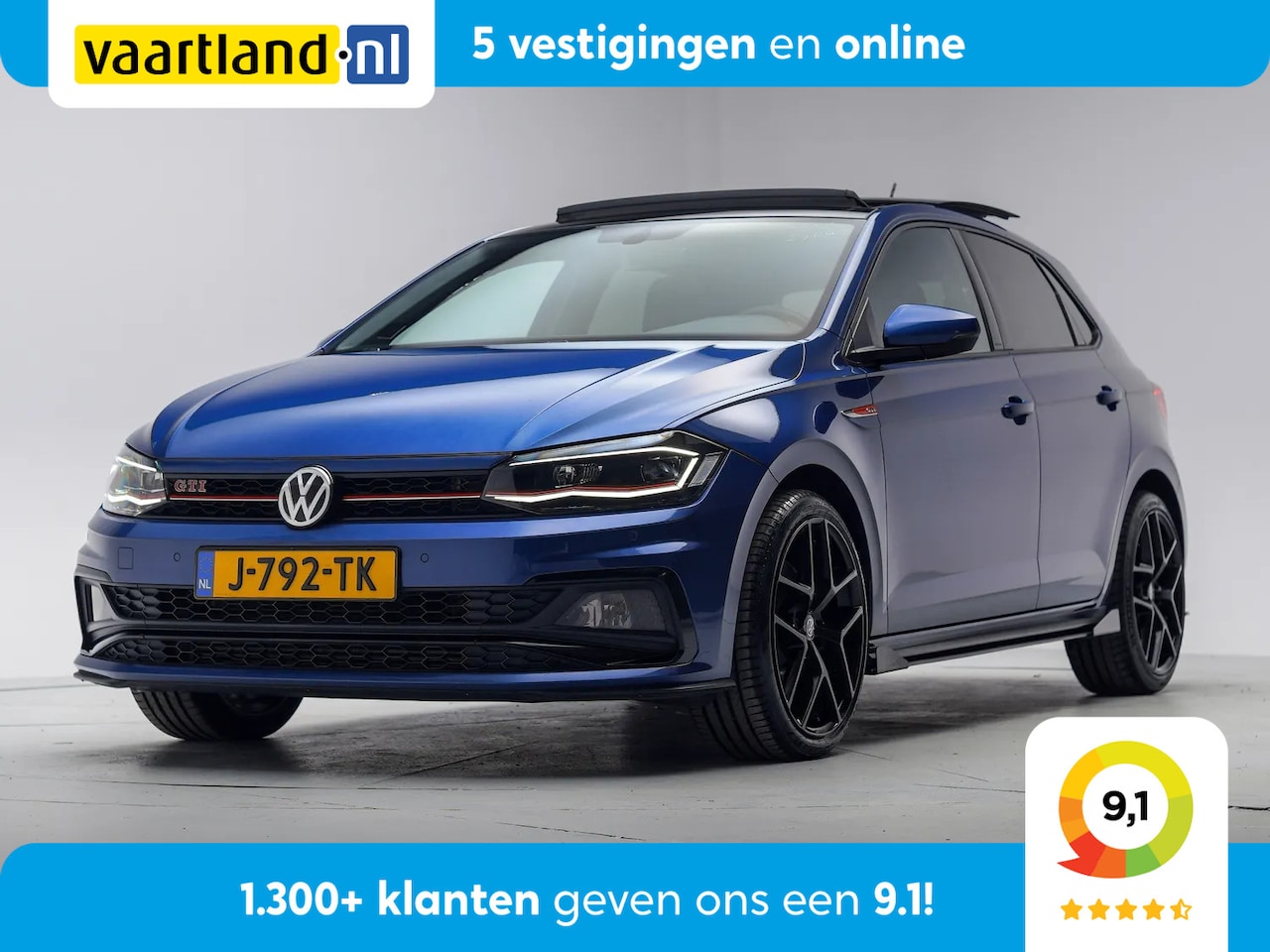 Volkswagen Polo - 2.0 TSI 200Pk GTI Aut [ Panorama Stoelverwarming LED Virtual Clima ] - AutoWereld.nl