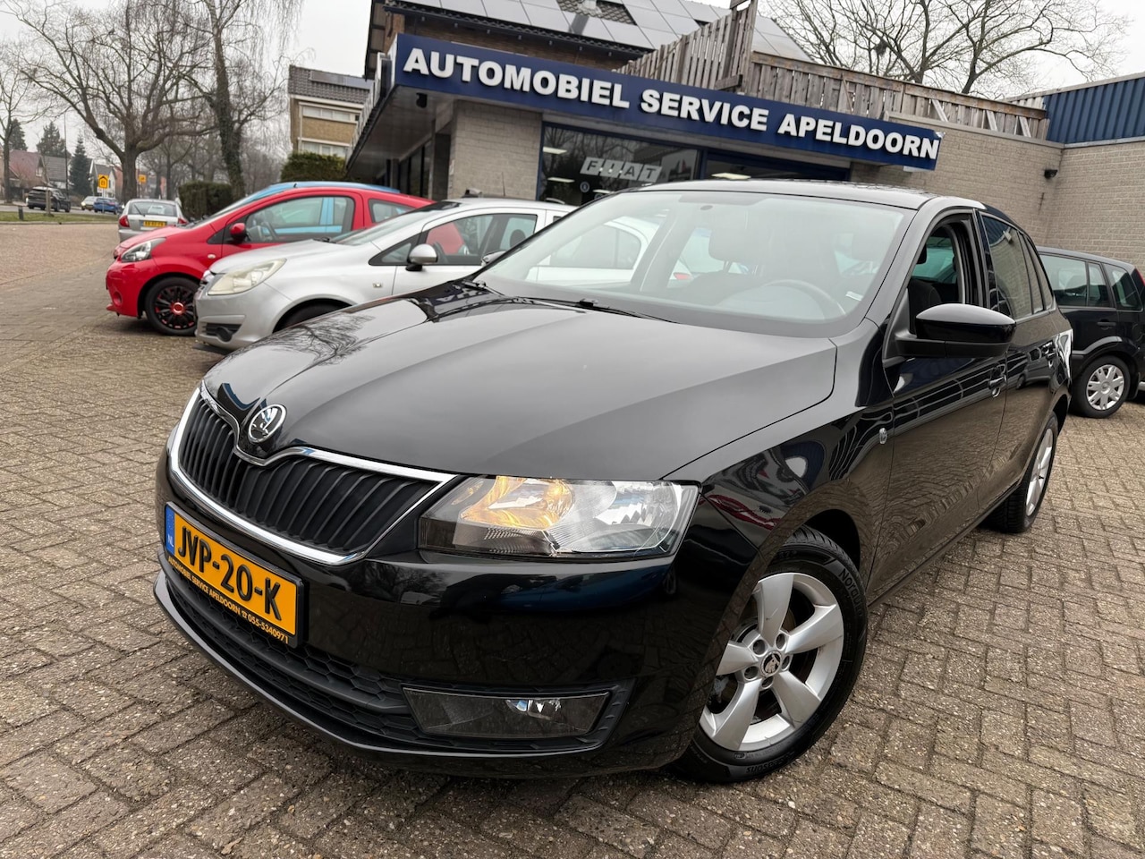 Skoda Rapid Spaceback - 1.2 TSI Greentech Elegance Businessline * CLIMA*PDC*CRUISE*STOELVERW.*DAKRAAM*LM. VELGEN* - AutoWereld.nl