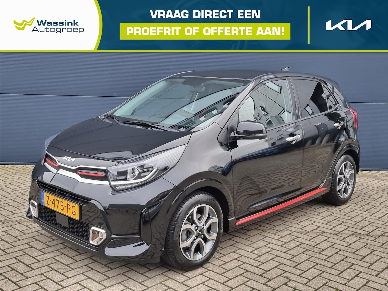 Kia Picanto - 1.0 DPi GT-Line 4-Zits | Navigatie | Climate Control | Camera | Keyless Start | Apple Carp - AutoWereld.nl