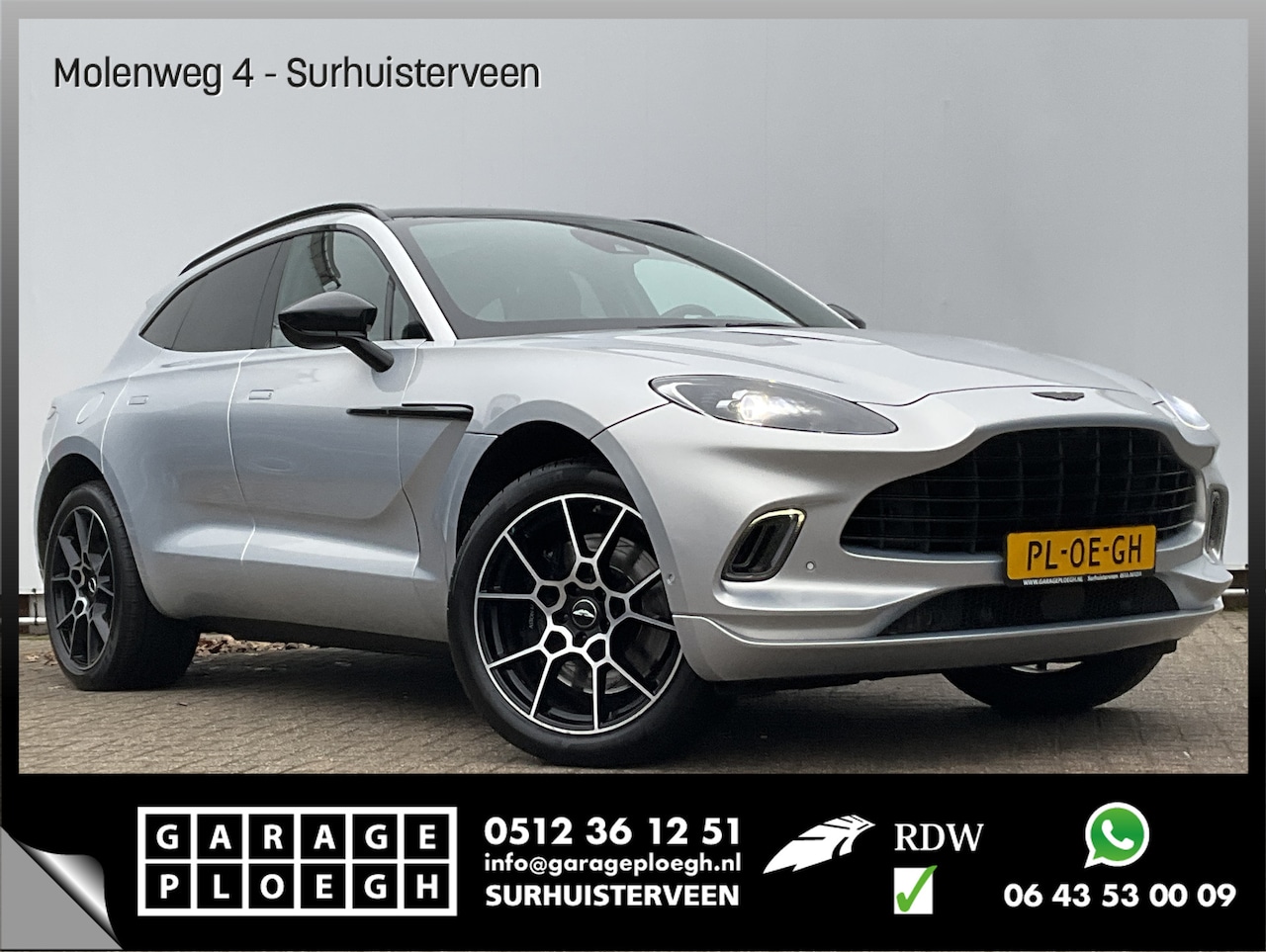 Aston Martin DBX - 4.0 V8 360° Memory Stoelverw/koeling Sfeerverl Pano Lightning Silver - AutoWereld.nl