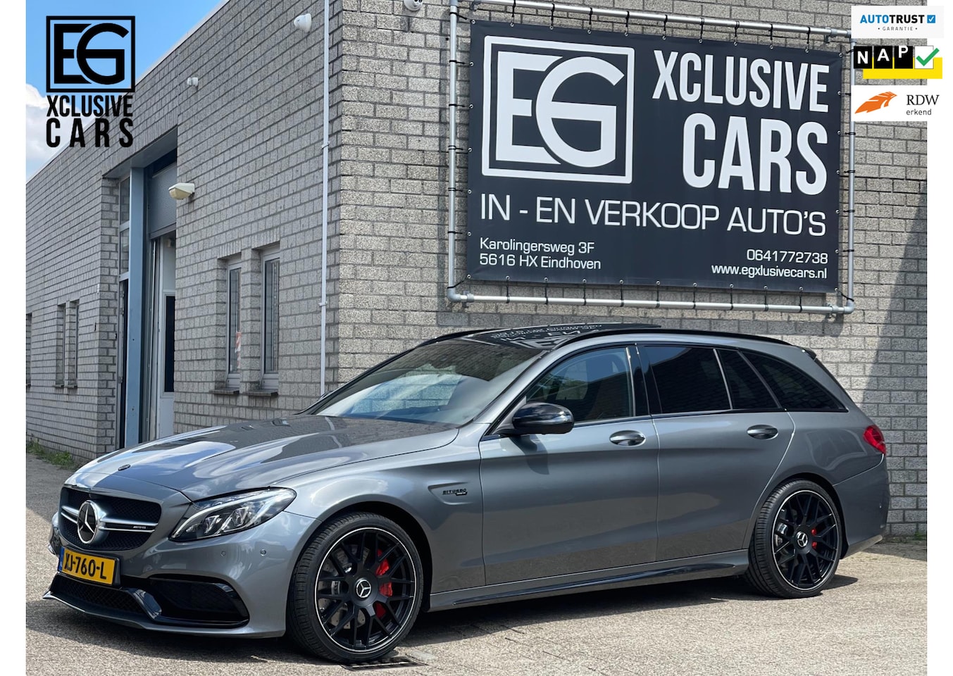 Mercedes-Benz C-klasse - C43 AMG 4MATIC C63 Pano/Schaal/Burmester/HUD/360Cam 450PK Alle opties! - AutoWereld.nl