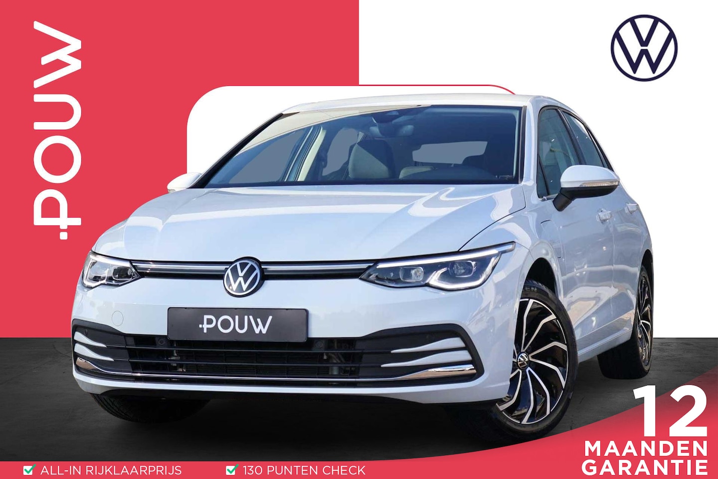 Volkswagen Golf - 1.4 eHybrid 204pk Style | SoH 93% | Navigatie | Camera | PDC | Adaptive Cruise - AutoWereld.nl