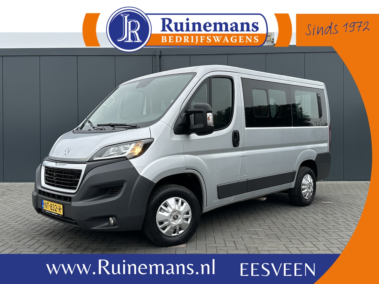 Peugeot Boxer - 2.0 BlueHDI 131 PK / EURO 6 / L1H1 / 9 PERSOONS / 1e EIGENAAR / 55.222 KM !! / AIRCO / PER - AutoWereld.nl