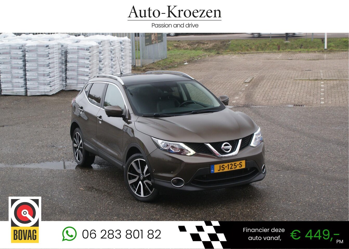 Nissan Qashqai - 1.2 Tekna | 360 Camera | Leder | Pano | Cruise Control | - AutoWereld.nl