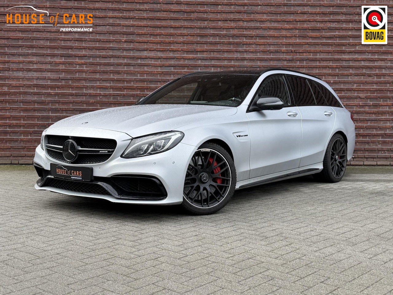 Mercedes-Benz C-klasse Estate - 510pk 63S AMG |dealer onderhouden|bucket seats|driver's package|panoramadak|Burmester|head - AutoWereld.nl
