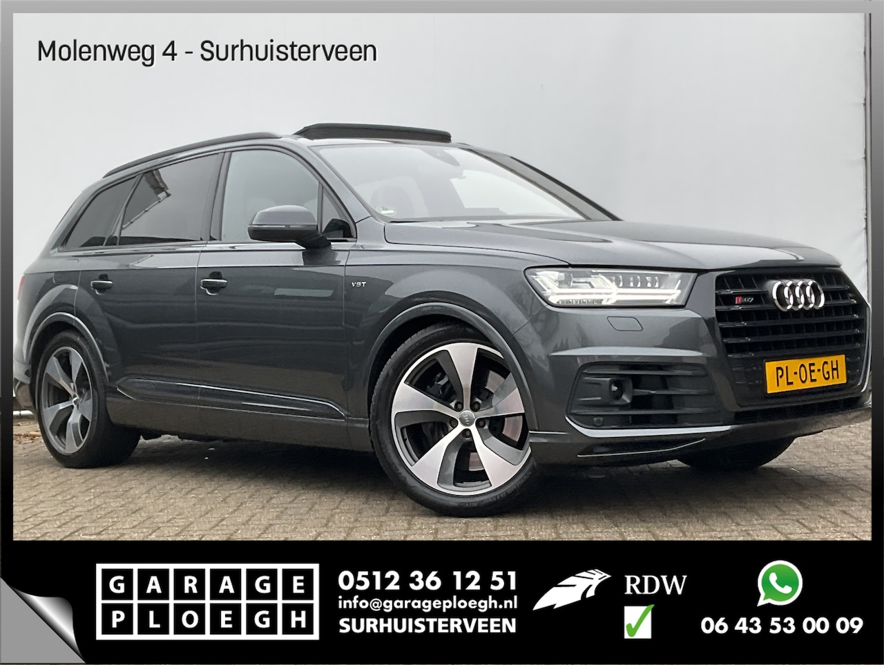 Audi SQ7 - 4.0 TDI Pro Line + Massage HUD Adapt.Cruise Trekhaak(3500kg) BOSE quattro - AutoWereld.nl