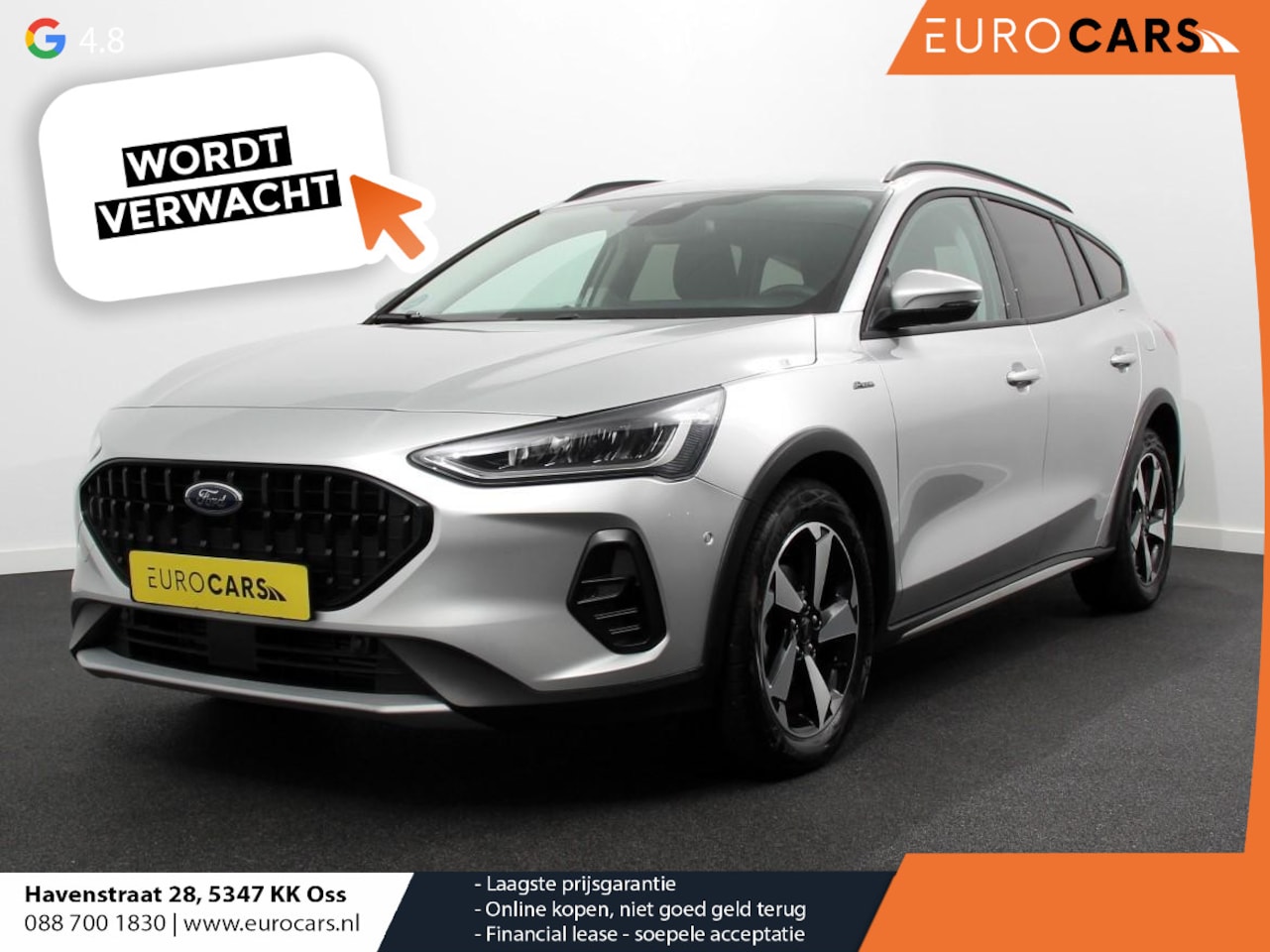 Ford Focus Wagon - 155pk Hybrid Automaat Active X | Navigatie Climate Control Camera Parkeer sensoren B&O Dab - AutoWereld.nl