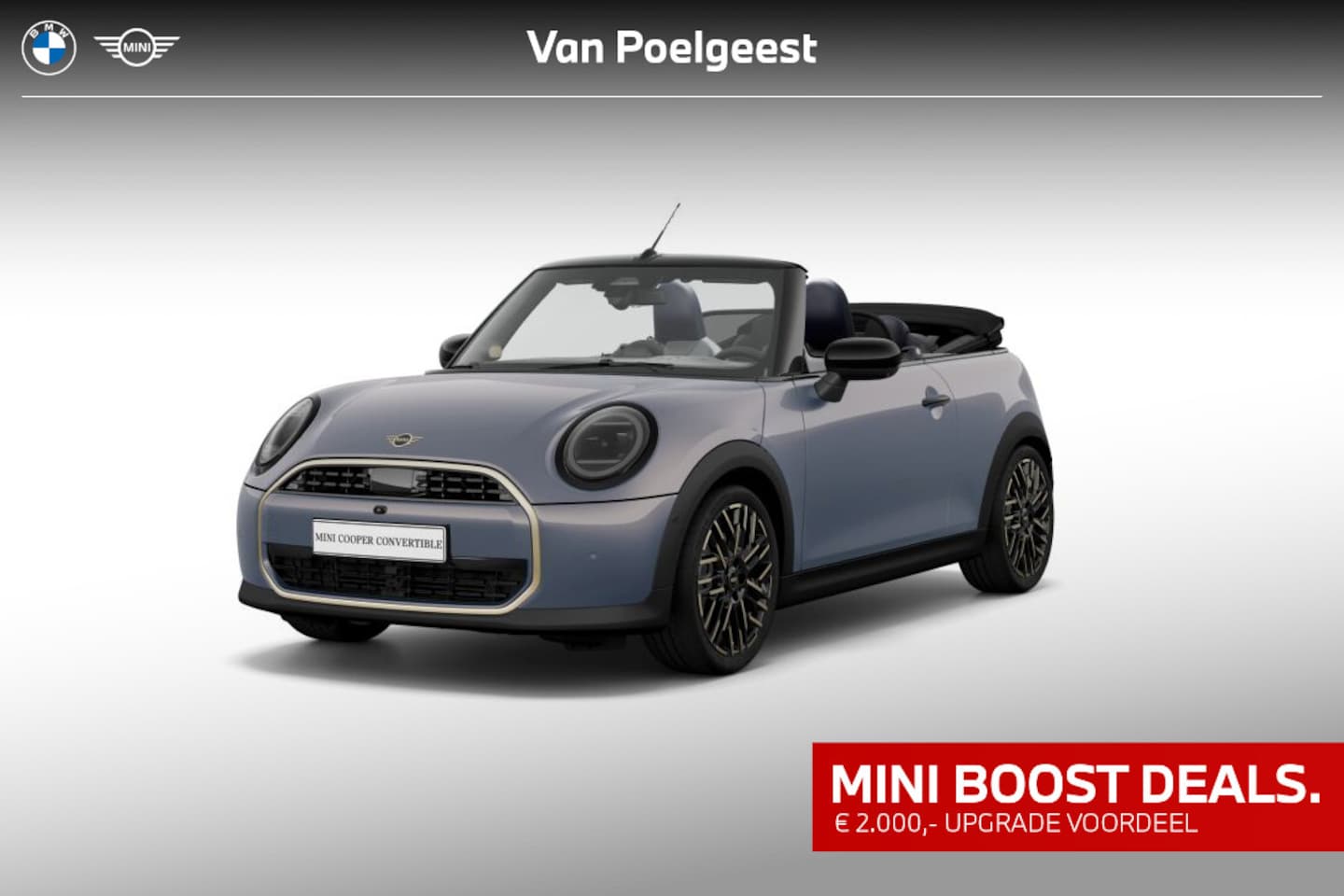 MINI Cabrio - Cooper C | Favoured Uitvoering | Pakket L | 18" Night Flash Spoke 2-tone - Boost Deals - AutoWereld.nl