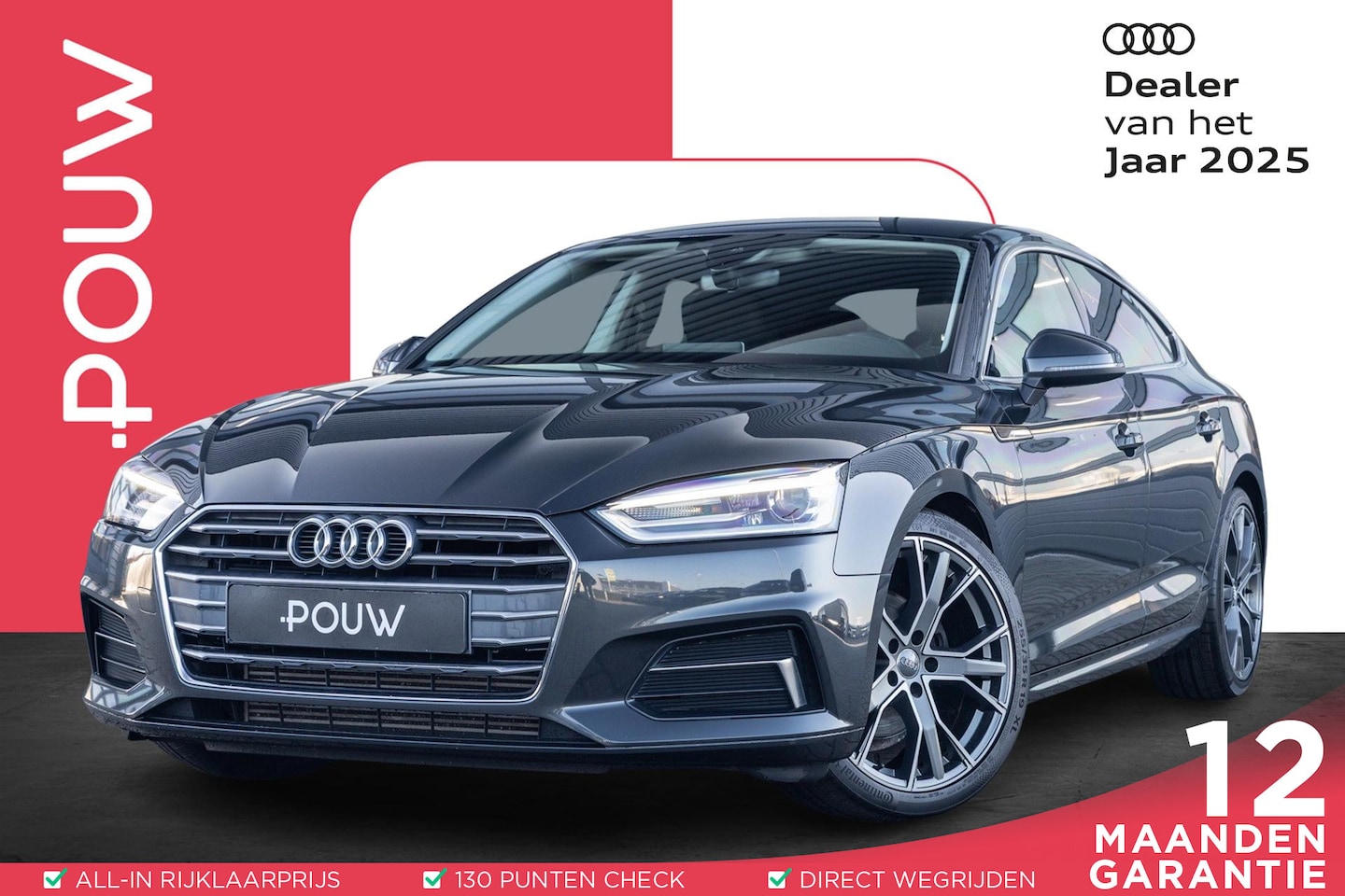 Audi A5 Sportback - 2.0 TFSI 190pk S-tronic MHEV Sport | Virtual Cockpit | Verwarmbare Voorstoelen | 19" Velge - AutoWereld.nl