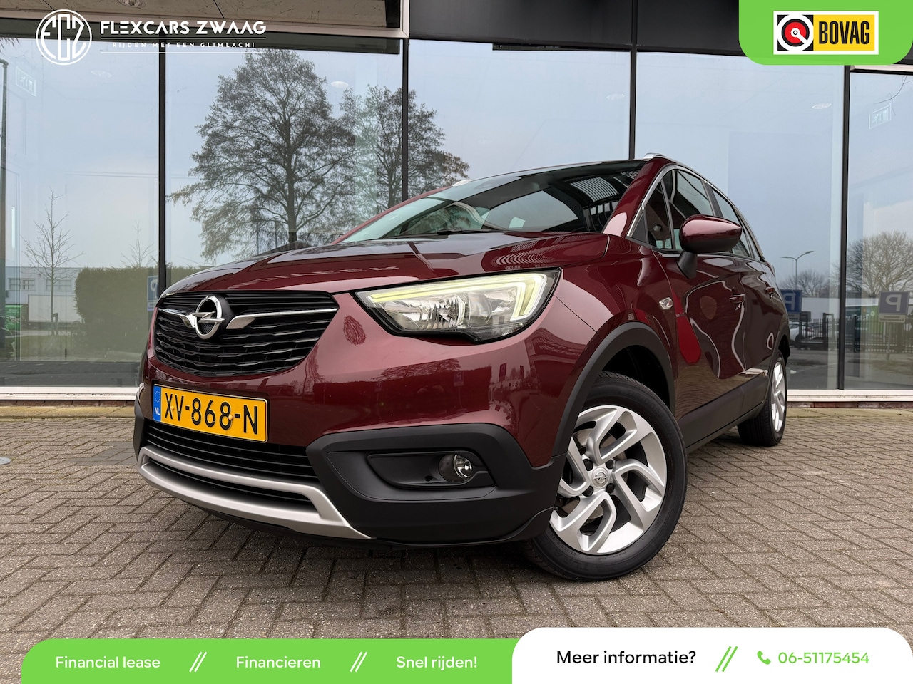 Opel Crossland X - 1.2 Turbo Innovation - Navi - Climate - Parkeerhulp - Org. NL - AutoWereld.nl