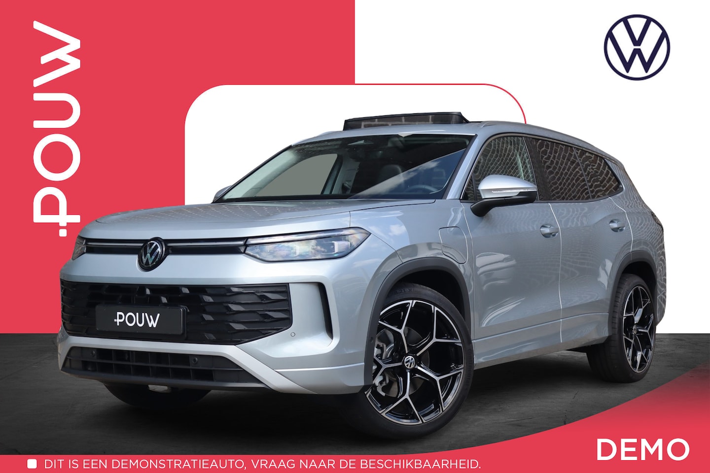 Volkswagen Tayron - 1.5 eHybrid 204pk Life Edition | Panoramadak | Zwenkbare Trekhaak | 21" Velgen - AutoWereld.nl