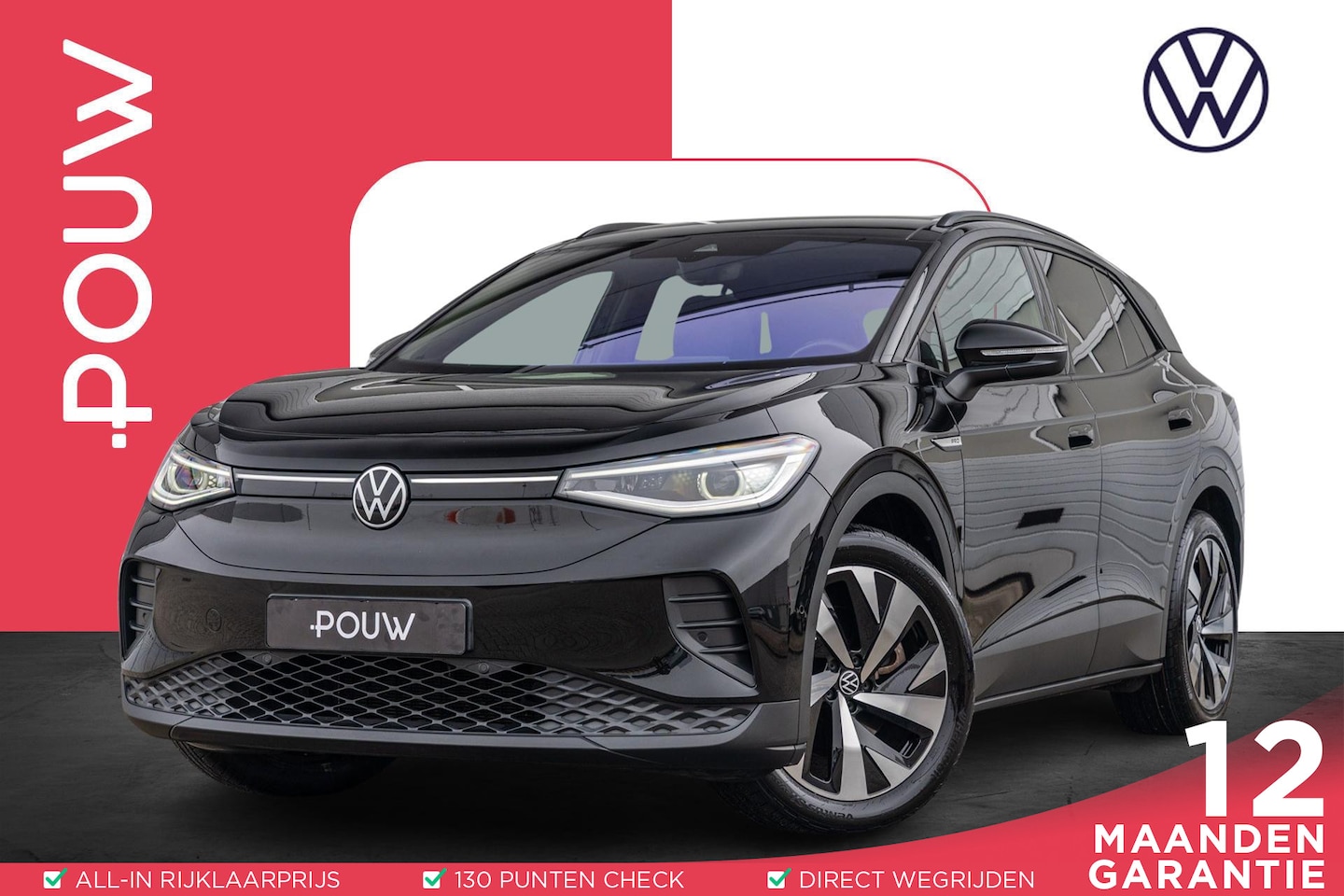 Volkswagen ID.4 - 204pk Pro 77 kWh | SoH 96% | Trekhaak | Warmtepomp | Panoramadak | 20" Drammen velgen - AutoWereld.nl