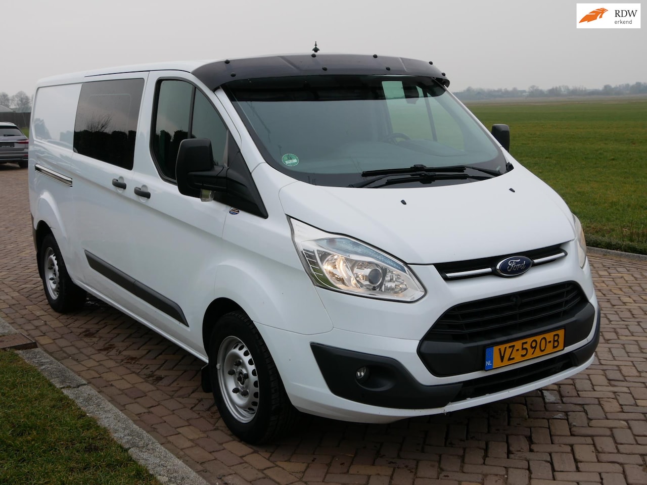 Ford Transit Custom - 290 2.2 TDCI L2H1 DUBB CAB AC NAVI CAMERA ** 7499 EX BTW ** - AutoWereld.nl