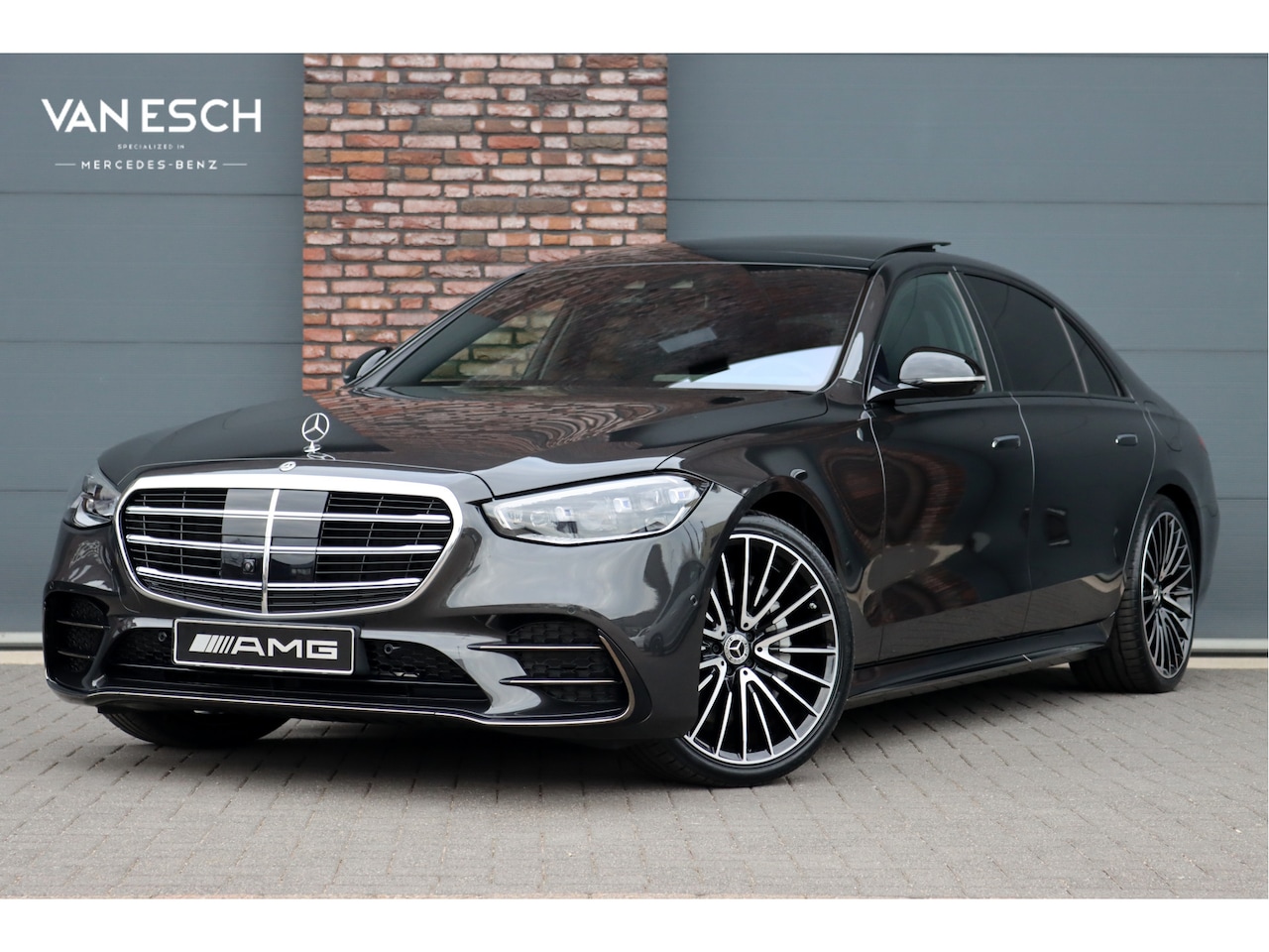 Mercedes-Benz S-klasse - 580 e 4MATIC Lang AMG Line | Airmatic | Achterasbesturing | Chauffeurspakket | MBUX Tablet - AutoWereld.nl
