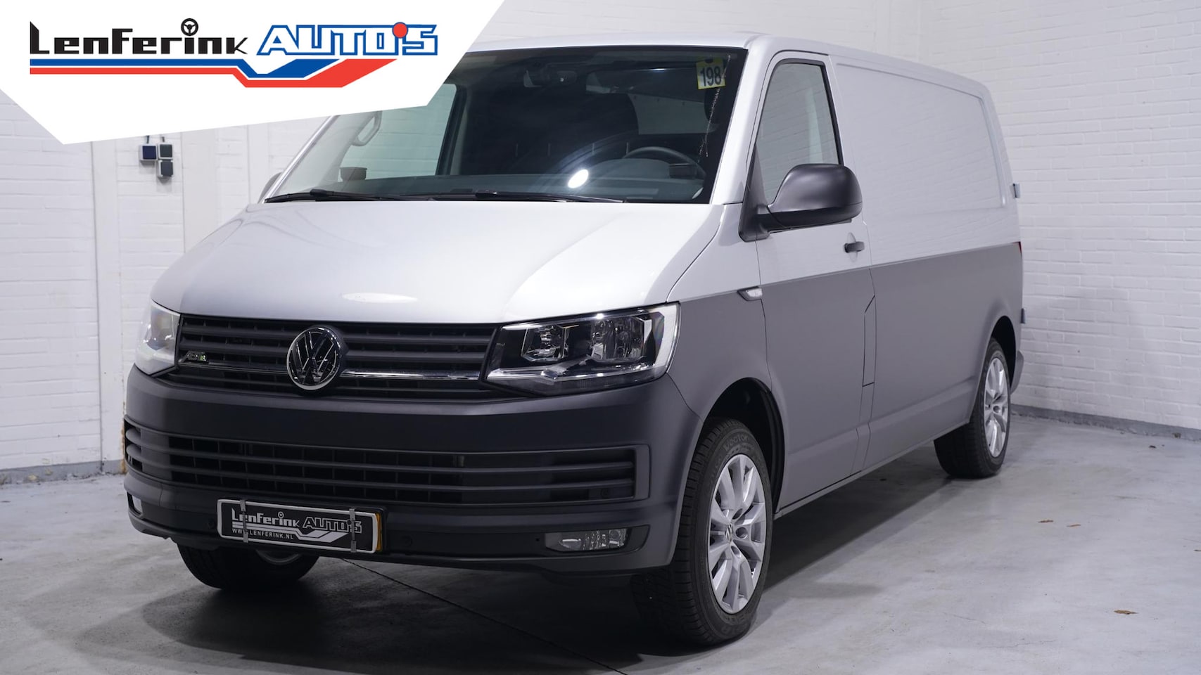 Volkswagen Transporter - ABT E-Line DSG Aut. Elektro L2H1 Airco Two Tone Antraciet/Zilver, PDC V+A, 18" LMV - AutoWereld.nl
