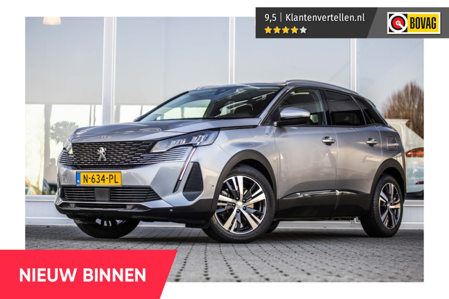 Peugeot 3008 - 1.6 HYbrid 225 Blue Lease Allure | Camera | LED | NL auto - AutoWereld.nl