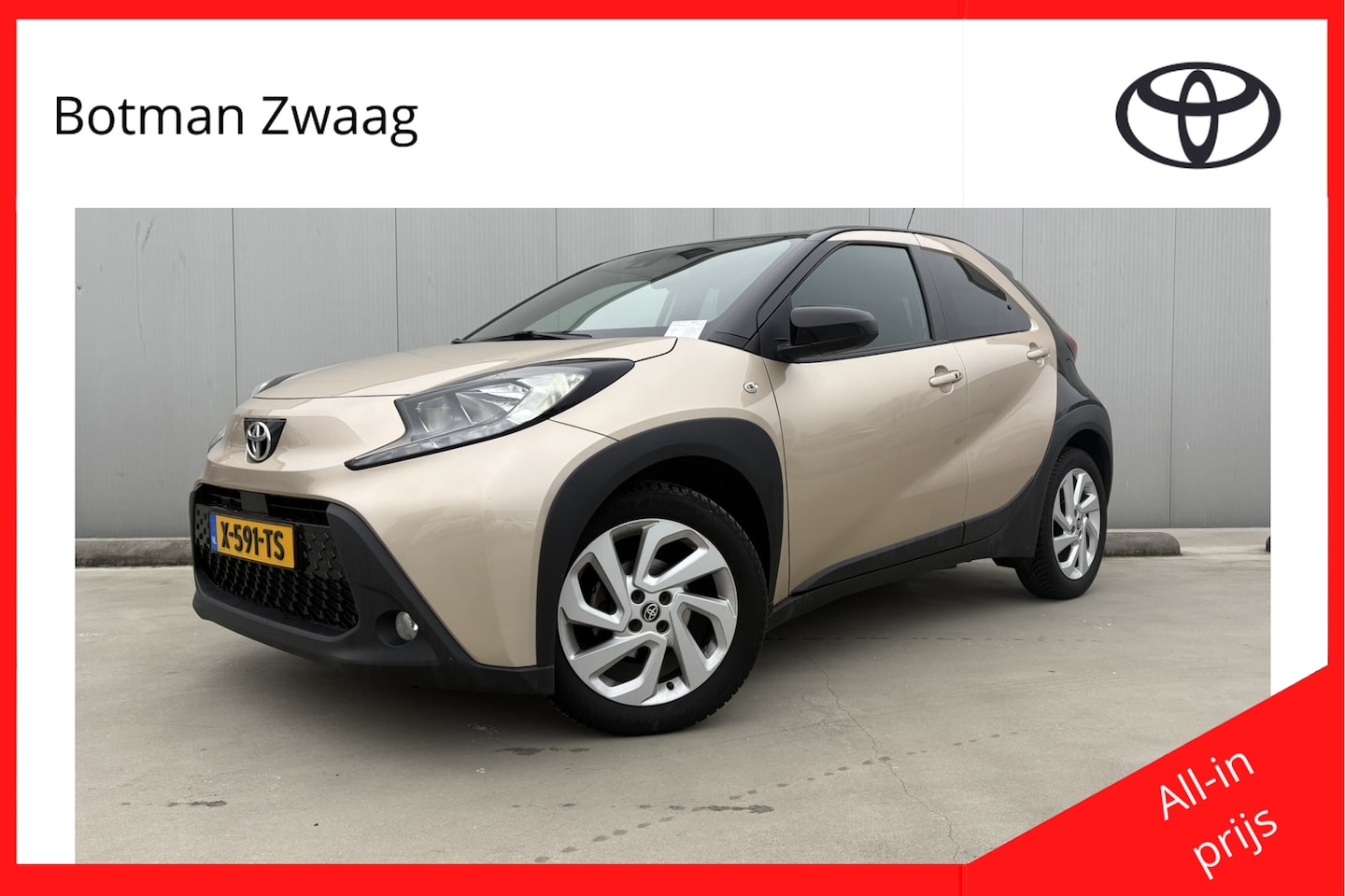 Toyota Aygo X - 1.0 VVT-i S-CVT first Automaat | Apple Carplay/Android Auto - AutoWereld.nl