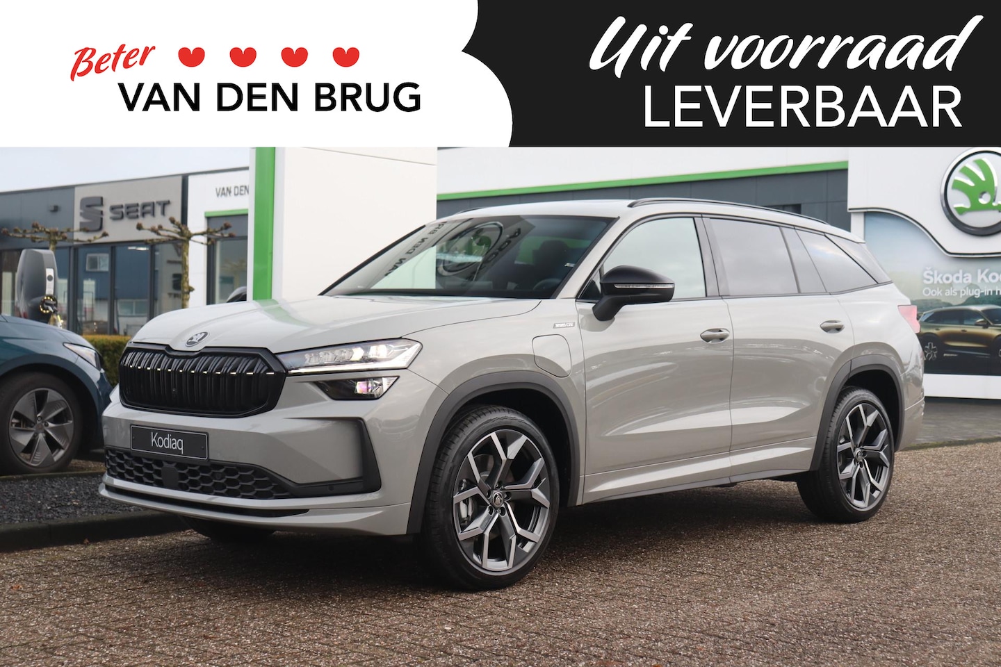 Skoda Kodiaq - Sportline Business 1.5 TSI PHEV 150 kW / 204 PK SU | Trekhaak | Bestuurdersstoel elektrisc - AutoWereld.nl