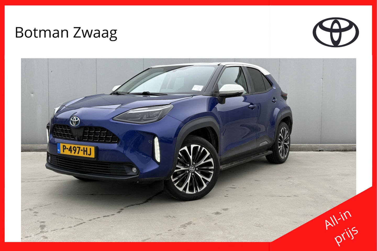 Toyota Yaris Cross - 1.5 Hybrid Launch Edition Limited |  Elektrisch bedienbare achterklep met sensorsturing | - AutoWereld.nl