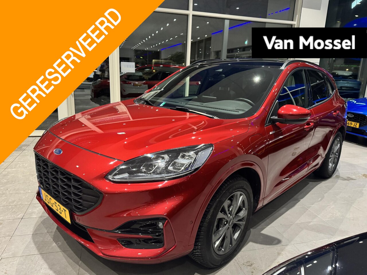 Ford Kuga - 2.5 PHEV ST line X Aut. | Panoramadak | Afneembare trekhaak | Winterpack | Climate control - AutoWereld.nl
