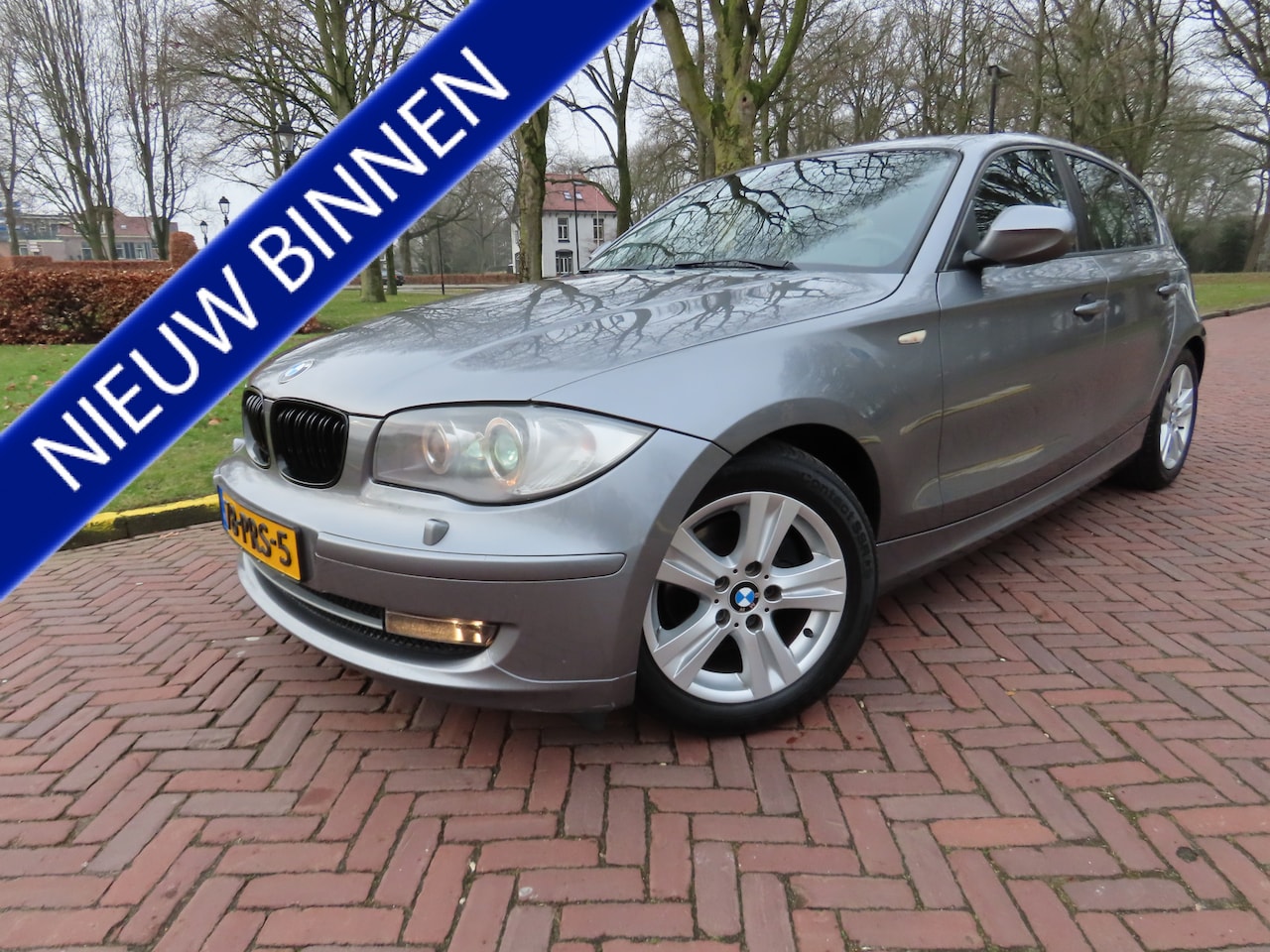 BMW 1-serie - 116i EffDyn. Ed. Business Line Ultimate Edition Ecc Leer Navigatie Xenon Pdc Lm Velgen *** - AutoWereld.nl