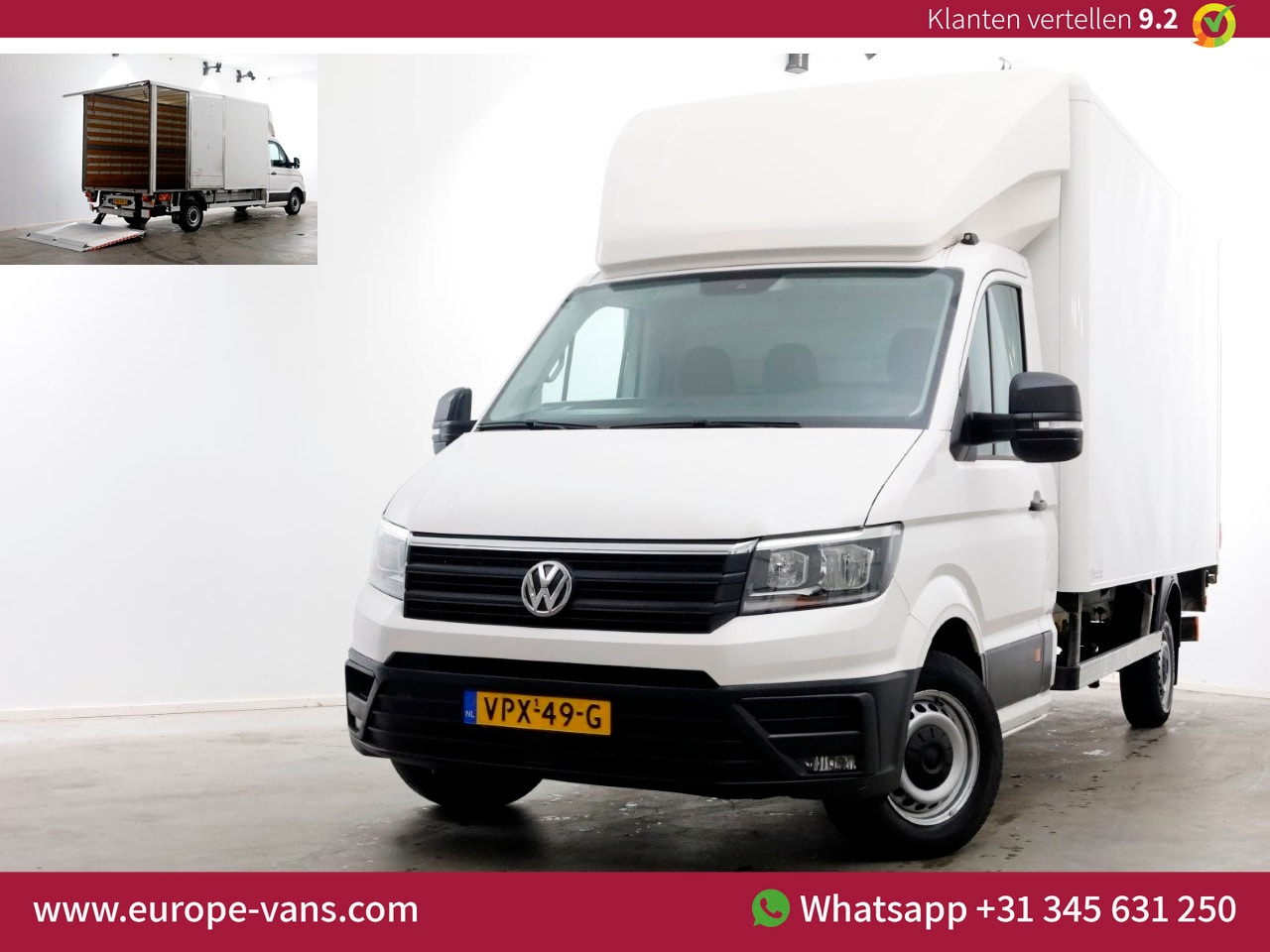 Volkswagen Crafter - 35 2.0 TDI 140pk Bakwagen met laadklep en zijdeur 09-2022 - AutoWereld.nl