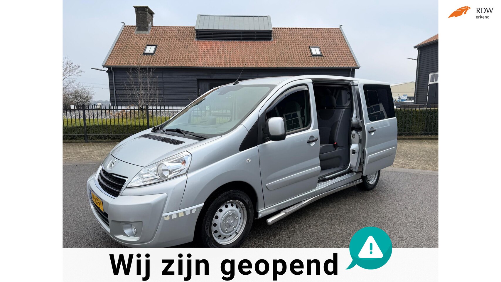 Peugeot Expert - 229 2.0 HDI L2H1 DUBBELCABINE 2C SCHUIFDEUR NAVI MARGE - AutoWereld.nl