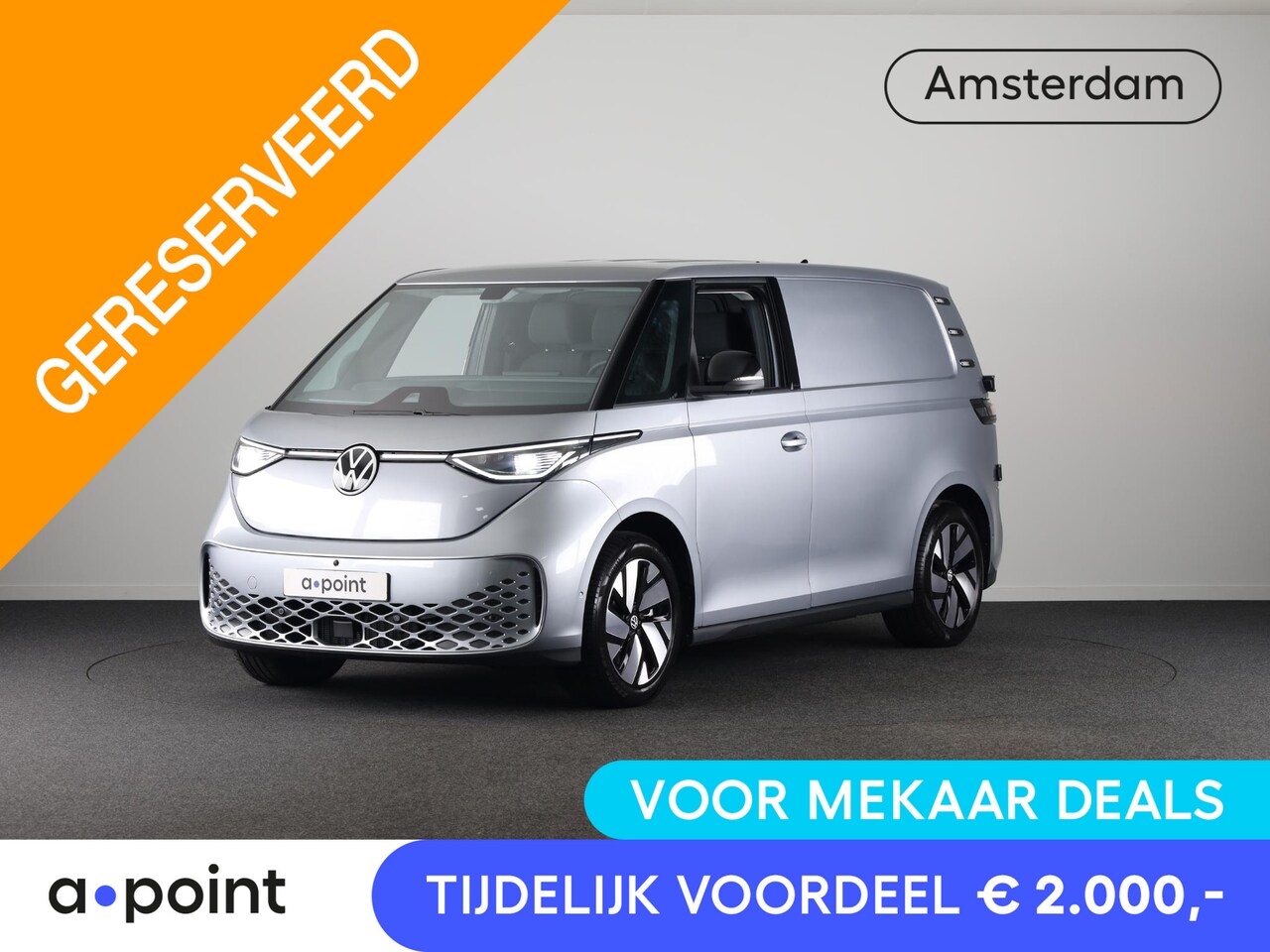 Volkswagen ID. Buzz Cargo - Anniversary Edition 286 pk Cargo Anniversary Edition Anniversary Edition Elektromotor 286 - AutoWereld.nl