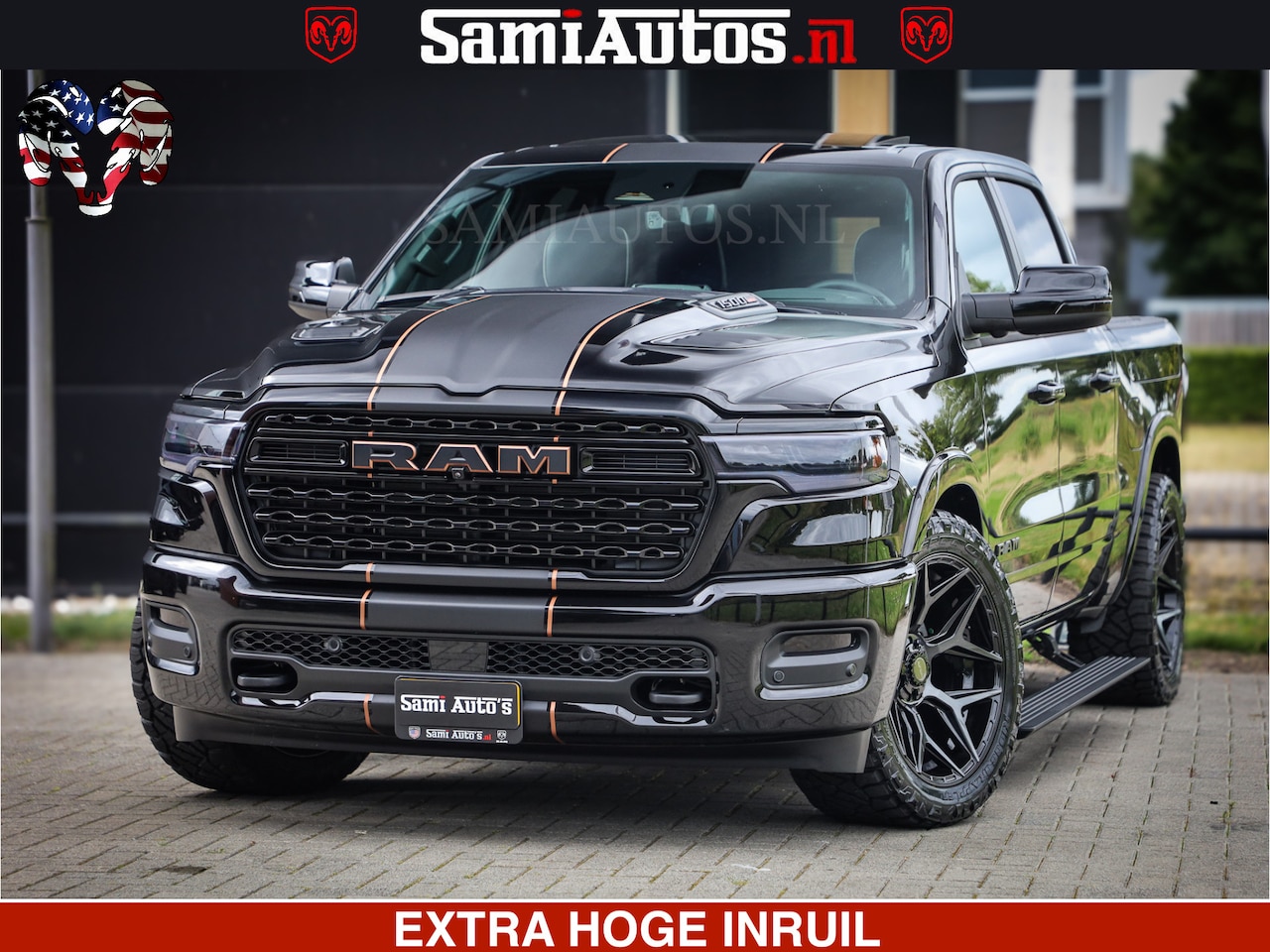 Dodge Ram 1500 - Limited Night H.O 540HP 706Nm | Massage + Full Option | De Meest Luxe en Volle Pick-Up in - AutoWereld.nl