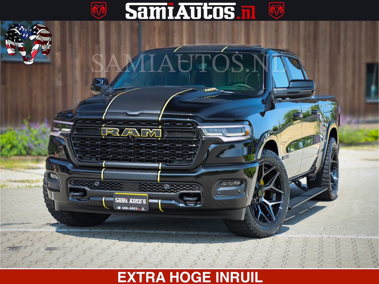 Dodge Ram 1500 - Limited Night High Output 540HP 706Nm | Massage + Full Option | De Meest Luxe en Volle Pic - AutoWereld.nl