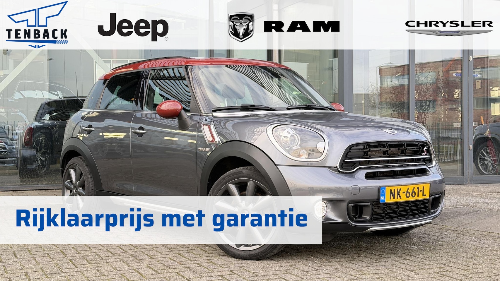 MINI Countryman - Mini 1.6 Cooper S Chili Parklane | Pano dak | Trekhaak - AutoWereld.nl