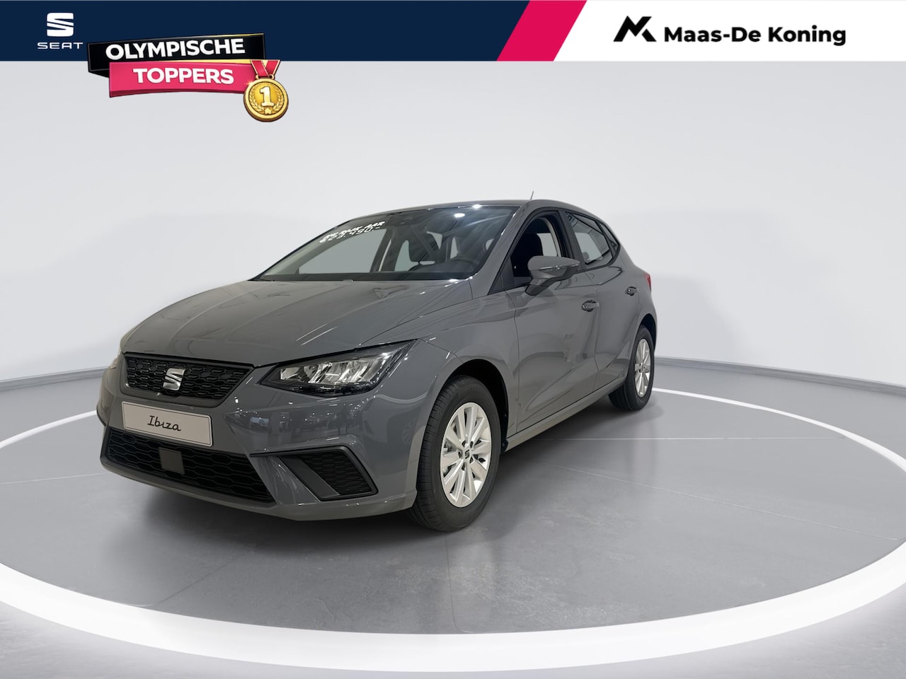 SEAT Ibiza - Style 1.0 EcoTSI 70 kW / 95 PK Hatchback 5 deurs 5 | Graphene grey | Apple Carplay | PDC | - AutoWereld.nl