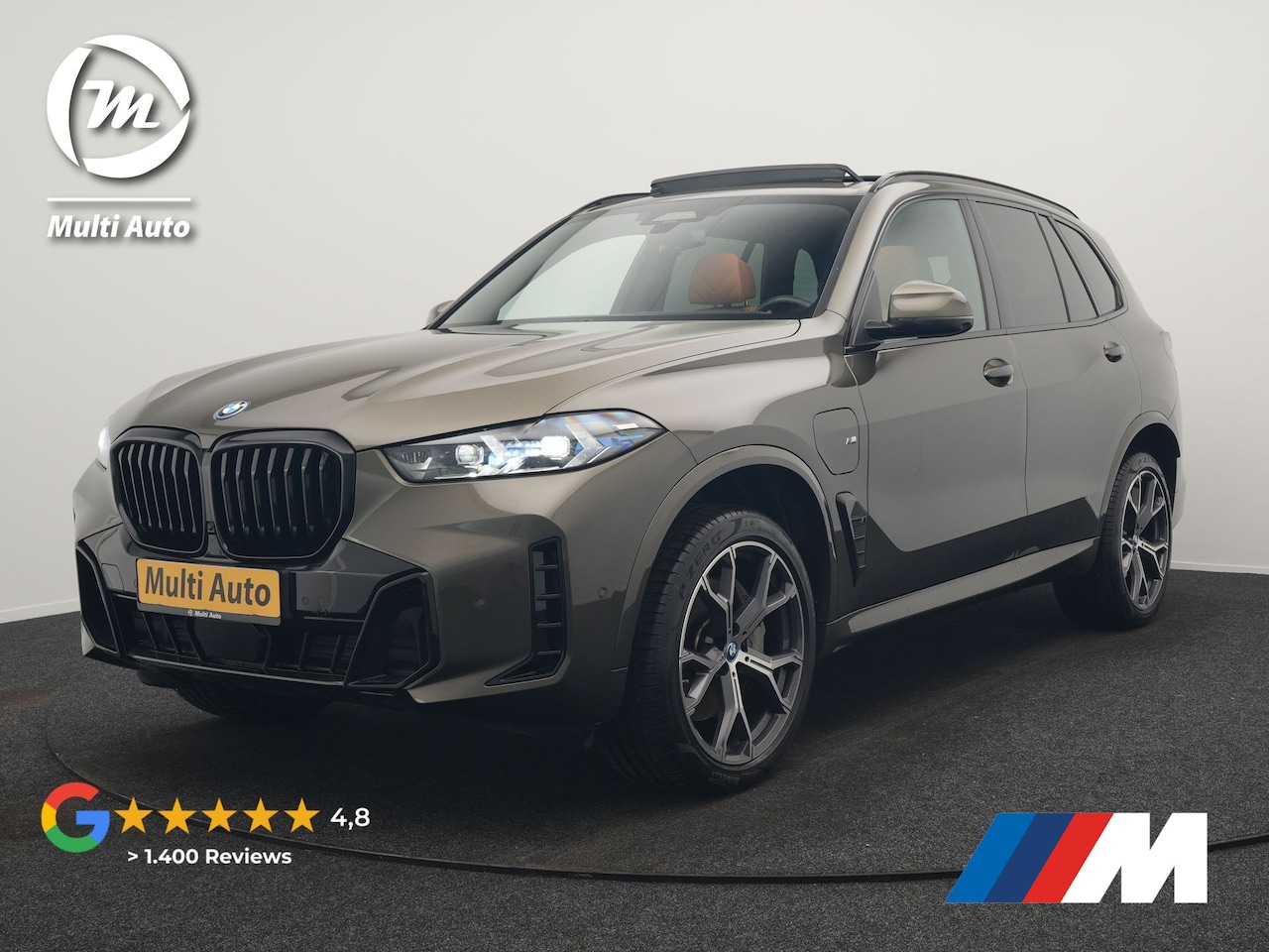 BMW X5 - xDrive50e M Sport Plug In Hybrid 490pk Dealer O.H. PHEV | Panodak | Luchtvering | Laser LE - AutoWereld.nl