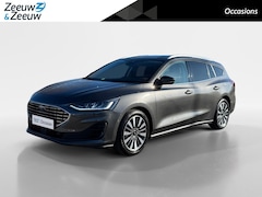 Ford Focus Wagon - 1.0 EcoBoost Hybrid Titanium X | Dealer onderhouden | Winter pack | Parkeersensoren voor e
