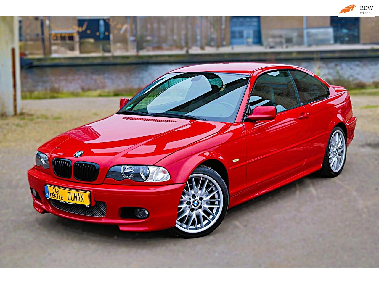 BMW 3-serie Coupé - 320Ci Executive M SPORT E46 IMOLA-ROT YOUNGTIMER - AutoWereld.nl