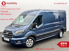 Ford Transit - 350 2.0 TDCI 165PK L3H2 Limited Nieuw Type Automaat Trekhaak 2.800kg | UNIEK* | Trekhaak 2