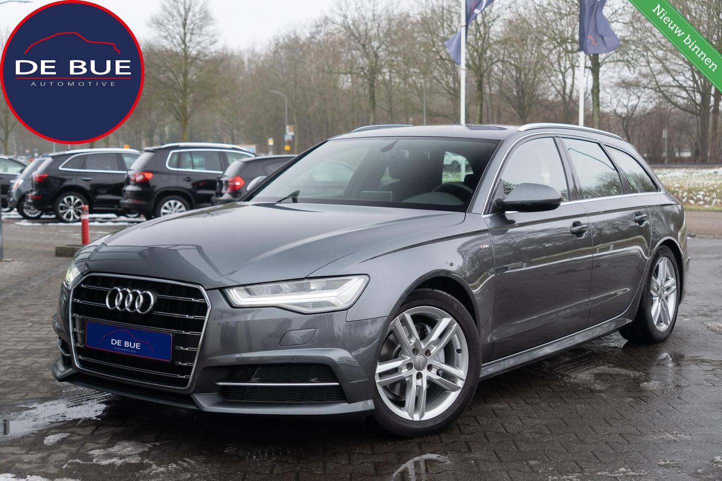 Audi A6 Avant - 1.8 TFSI 190PK S-Line|Facelift|Org NL NAP|1ste Eig|Trekhaak|Leder|LED|Automaat|DaytonaGrij - AutoWereld.nl