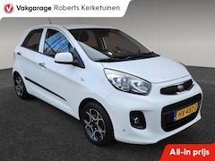 Kia Picanto - 1.2 CVVT DynamicLine Clima Half leder Velgen 5 zits