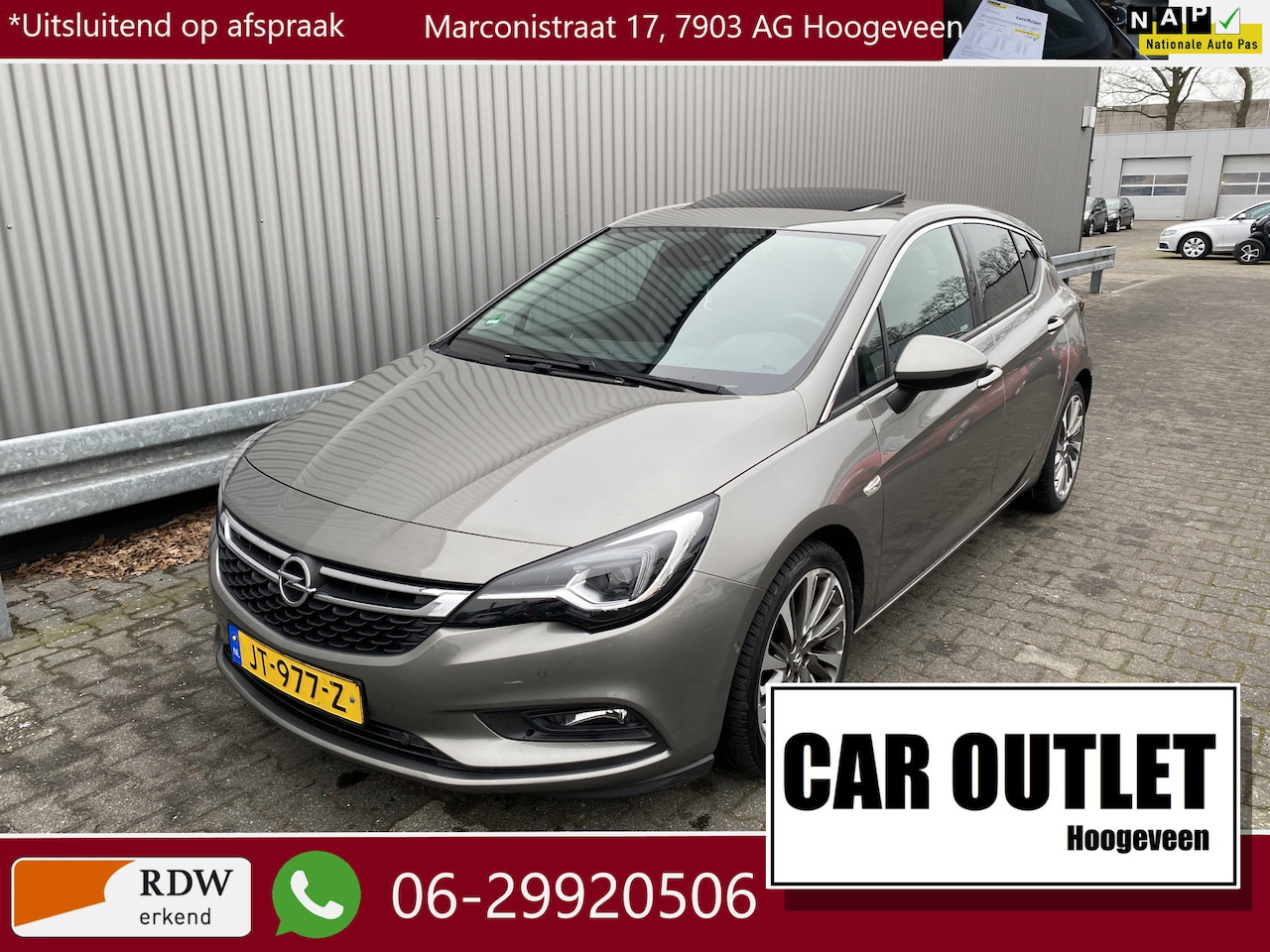Opel Astra - 1.6 CDTI Innovation Leer, Clima, CC, PDC & Cam, Schuif/Kantel, LM, Afn.Trekh, nw. APK – In - AutoWereld.nl