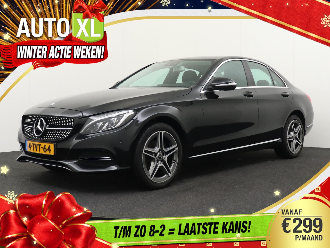 Mercedes-Benz C-klasse - 180 157 PK AMG-18'LMV Navi LED Elek.Stoelen - AutoWereld.nl
