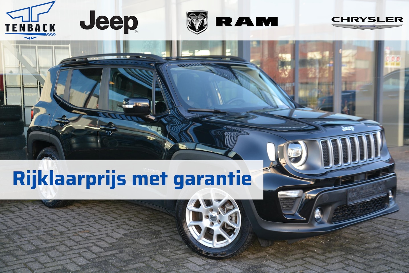 Jeep Renegade - 1.5T e-Hybrid Limited | Automaat | ACC | Stoel-stuurverwarming | LED - AutoWereld.nl